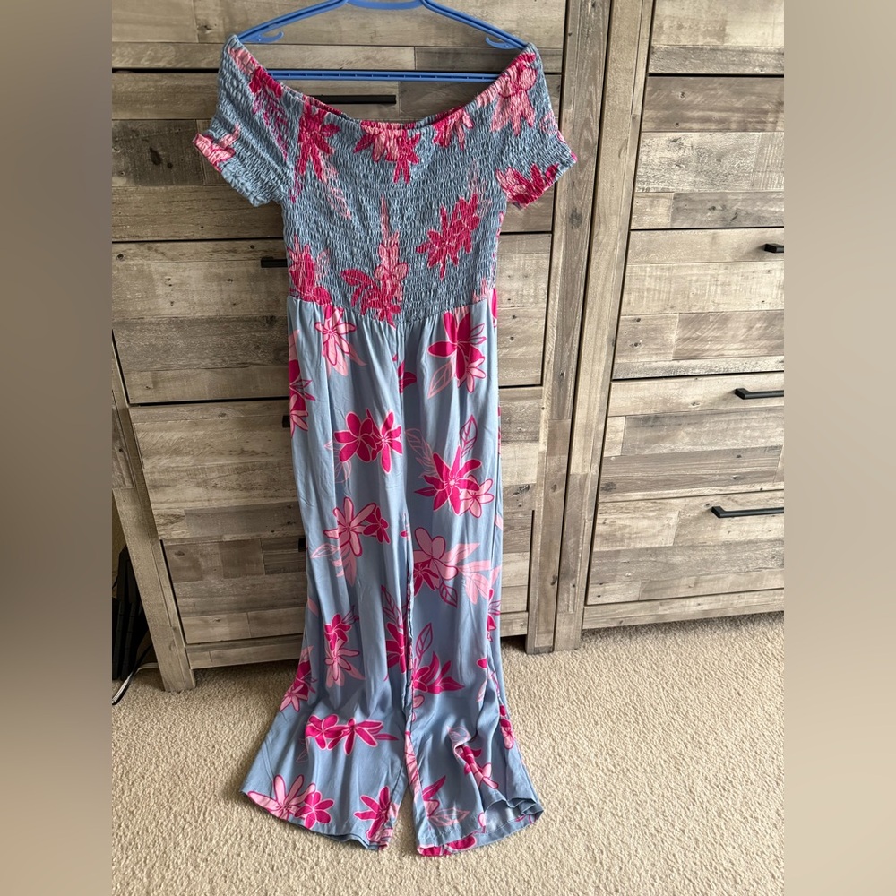 Floral Off-Shoulder Jumpsuit from Yireh